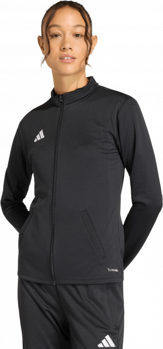 Adidas - Entrada 26 Track Jacket With Full Zip - Nero & bianco