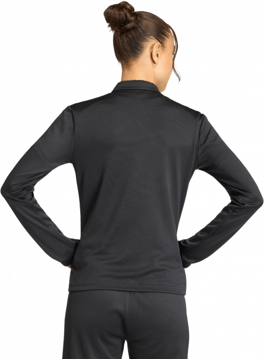 Adidas - Entrada 26 Track Jacket With Full Zip - Nero & bianco