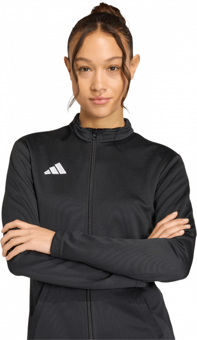 Adidas - Entrada 26 Track Jacket With Full Zip - Nero & bianco