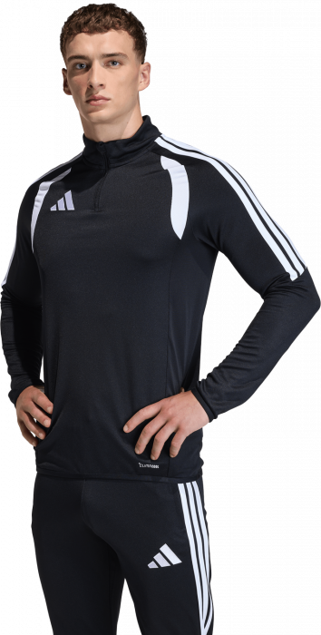 Adidas - Tiro 26 League Training Jacket With Half Zip - Noir & blanc