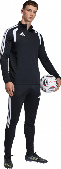 Adidas - Tiro 26 League Training Jacket With Half Zip - Noir & blanc