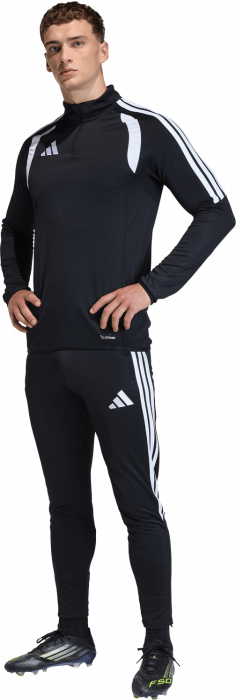 Adidas - Tiro 26 League Training Jacket With Half Zip - Noir & blanc