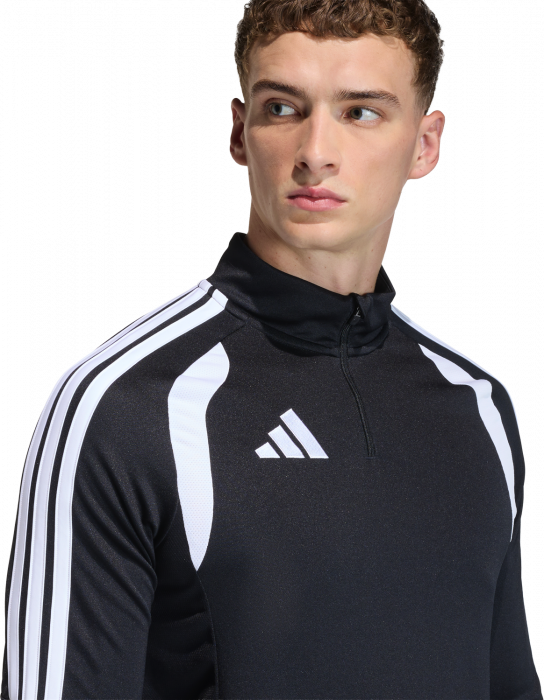 Adidas - Tiro 26 League Training Jacket With Half Zip - Noir & blanc