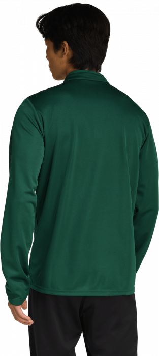 Adidas - Entrada 26 Track Top With Half Zip - T Dark Green & blanc