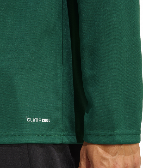 Adidas - Entrada 26 Track Top With Half Zip - T Dark Green & blanc