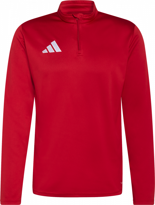 Adidas - Entrada 26 Track Top With Half Zip - T Power Red & wit