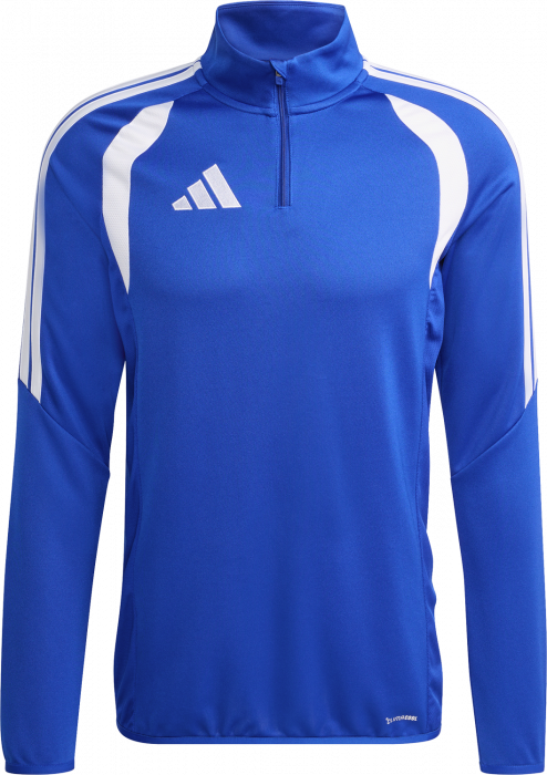 Adidas - Tiro 26 League Tr&aelig;ningstr&oslash;je Med Halv Lynl&aring;s - T Royal Blue & hvid