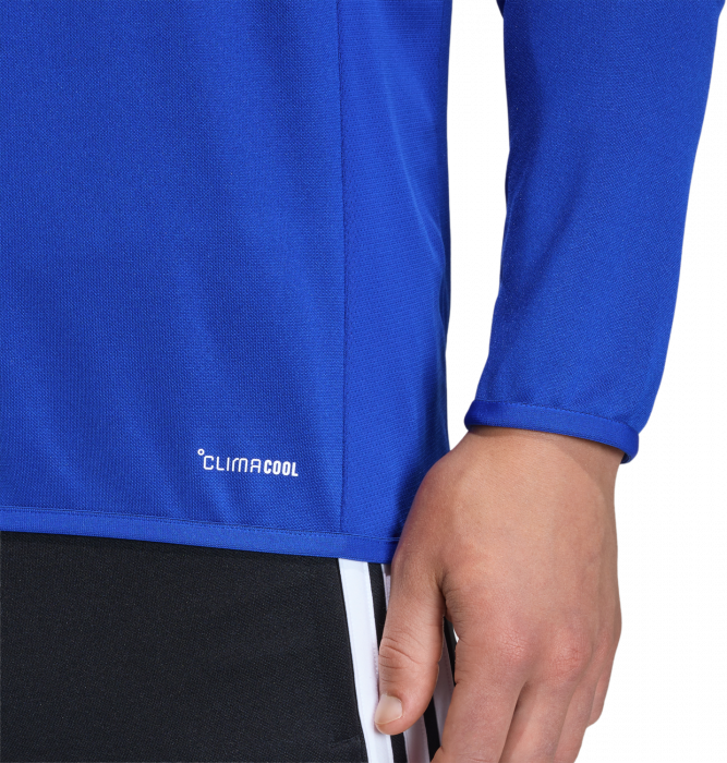 Adidas - Tiro 26 League Tr&aelig;ningstr&oslash;je Med Halv Lynl&aring;s - T Royal Blue & hvid