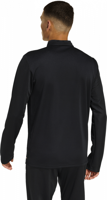 Adidas - Entrada 26 Track Top With Half Zip - Noir & blanc