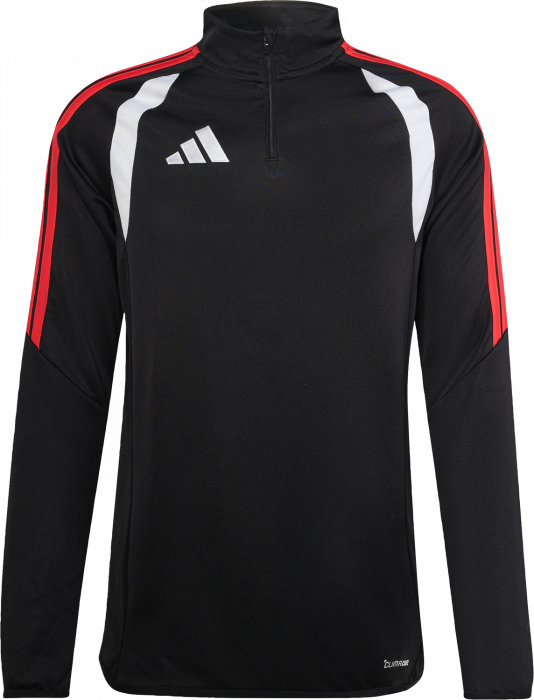 Adidas - Tiro 26 League Training Jacket With Half Zip - Czarny & semi lucid red