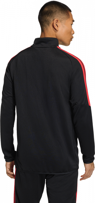 Adidas - Tiro 26 League Training Jacket With Half Zip - Czarny & semi lucid red