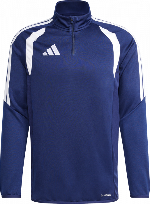 Adidas - Tiro 26 League Tr&aelig;ningstr&oslash;je Med Halv Lynl&aring;s - T Navy Blue & hvid