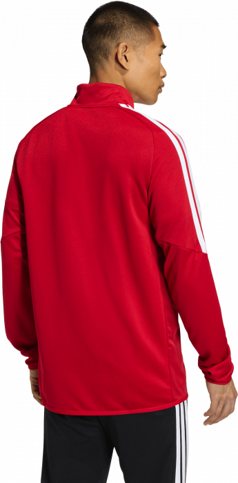 Adidas - Tiro 26 League Tr&aelig;ningstr&oslash;je Med Halv Lynl&aring;s - T Power Red & hvid
