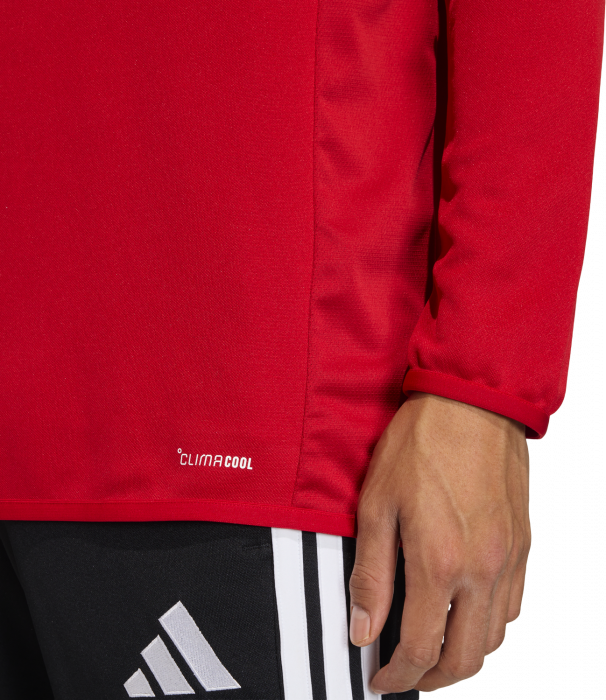 Adidas - Tiro 26 League Tr&aelig;ningstr&oslash;je Med Halv Lynl&aring;s - T Power Red & hvid