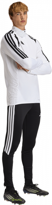 Adidas - Tiro 26 League Tr&aelig;ningstr&oslash;je Med Halv Lynl&aring;s - Hvid & sort
