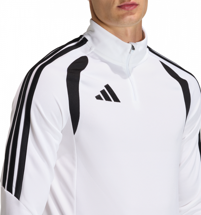 Adidas - Tiro 26 League Tr&aelig;ningstr&oslash;je Med Halv Lynl&aring;s - Hvid & sort