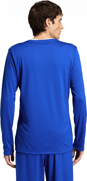 Adidas - Entrada 26 Player Jersey Longsleeve - Royal Blue & blanc