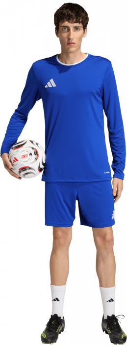 Adidas - Entrada 26 Player Jersey Longsleeve - Royal Blue & blanc