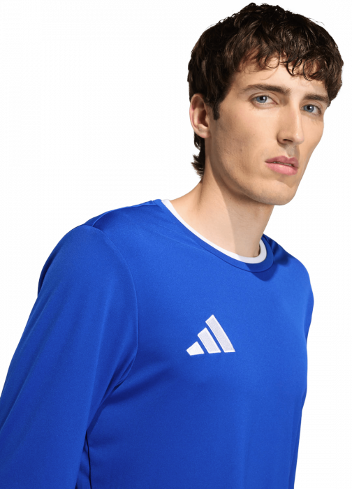 Adidas - Entrada 26 Player Jersey Longsleeve - Royal Blue & blanc