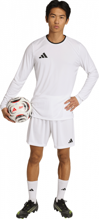 Adidas - Entrada 26 Player Jersey Longsleeve - Blanc & noir