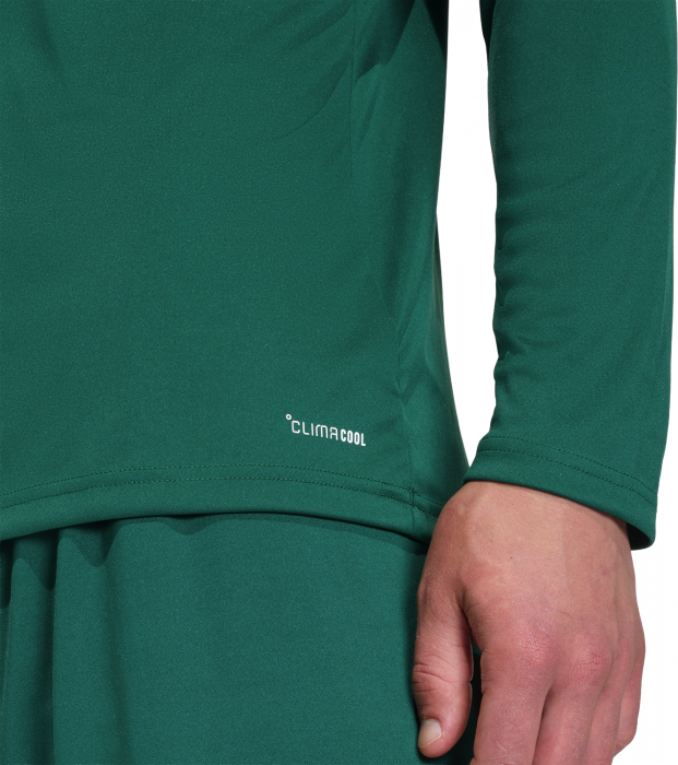 Adidas - Entrada 26 Player Jersey Longsleeve - Dark Team Green & blanc