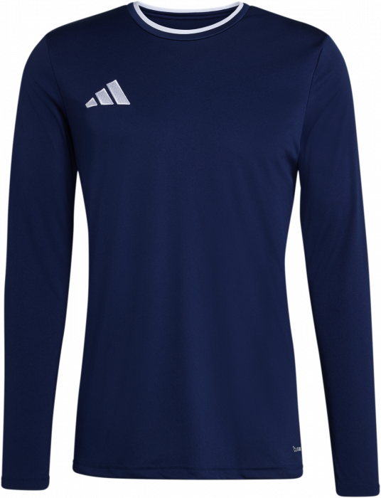 Adidas - Entrada 26 Player Jersey Longsleeve - T Navy Blue & blanc