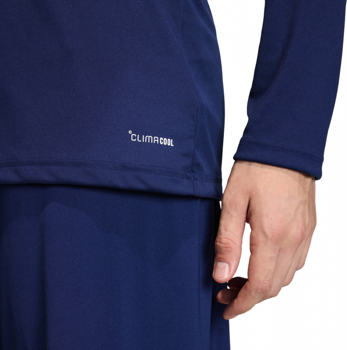 Adidas - Entrada 26 Player Jersey Longsleeve - T Navy Blue & blanc