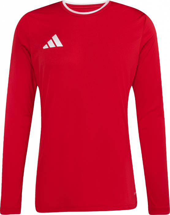 Adidas - Entrada 26 Player Jersey Longsleeve - T Power Red & blanc