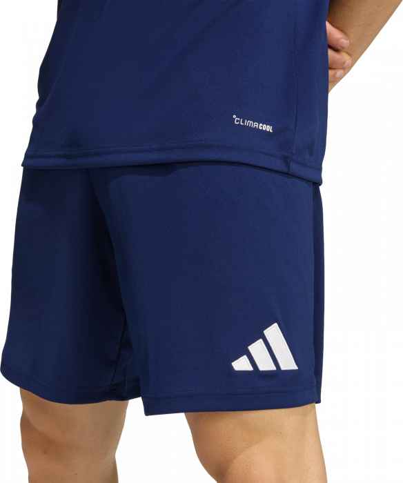 Adidas - Entrada 26 Shorts - T Navy Blue & blanc