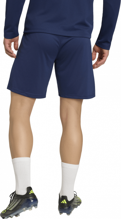 Adidas - Entrada 26 Track Shorts With Pocket - T Navy Blue & bianco