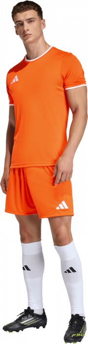 Adidas - Entrada 26 Shorts - T Orange & blanc