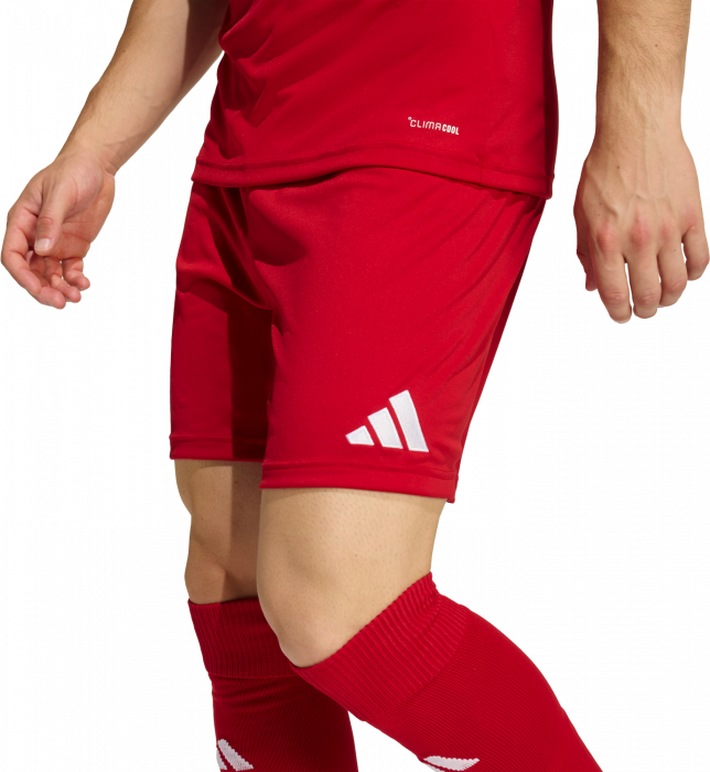 Adidas - Entrada 26 Shorts - T Power Red & hvid