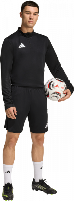 Adidas - Entrada 26 Track Shorts With Pocket - Noir & blanc
