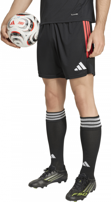 Adidas - Tiro 26 League Shorts - Noir & semi lucid red
