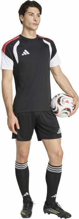 Adidas - Tiro 26 League Shorts - Noir & semi lucid red