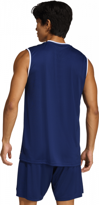 Adidas - Entrada 26 Player Jersey Shortsleeve - T Navy Blue & blanc
