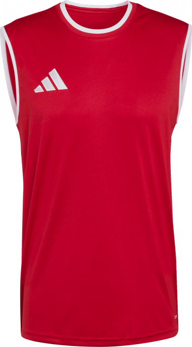 Adidas - Entrada 26 Player Jersey Shortsleeve - T Power Red & blanc