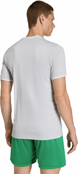 Adidas - Entrada 26 Player Jersey - T Light Grey & blanc