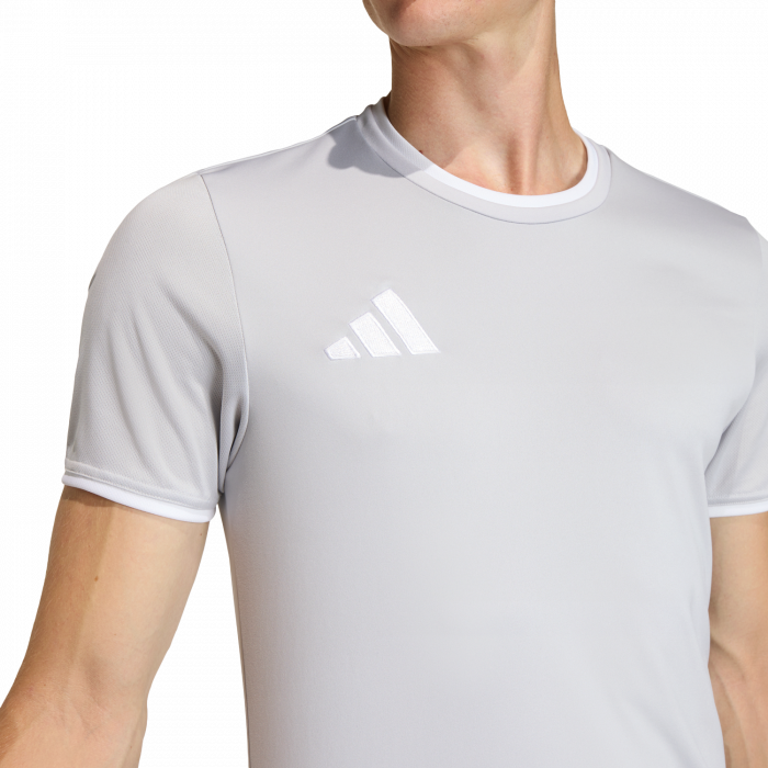 Adidas - Entrada 26 Player Jersey - T Light Grey & blanc