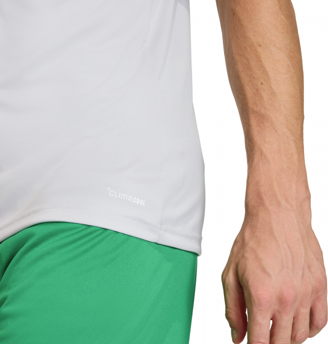 Adidas - Entrada 26 Player Jersey - T Light Grey & blanc