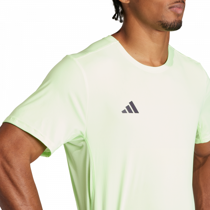 Adidas - Adizero Running Tee - Semi Green Spark