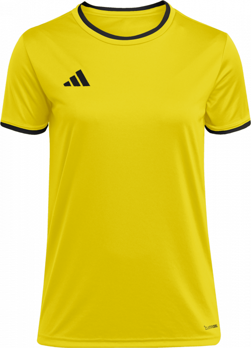 Adidas - Entrada 26 Spillertr&oslash;je Dame - T Yellow & sort