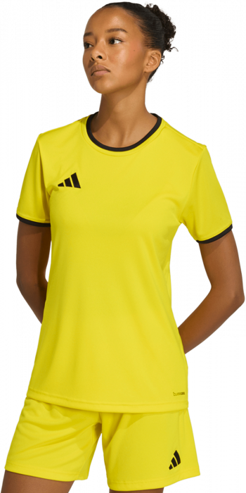 Adidas - Entrada 26 Spillertr&oslash;je Dame - T Yellow & sort