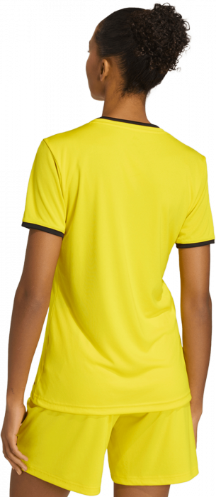 Adidas - Entrada 26 Spillertr&oslash;je Dame - T Yellow & sort