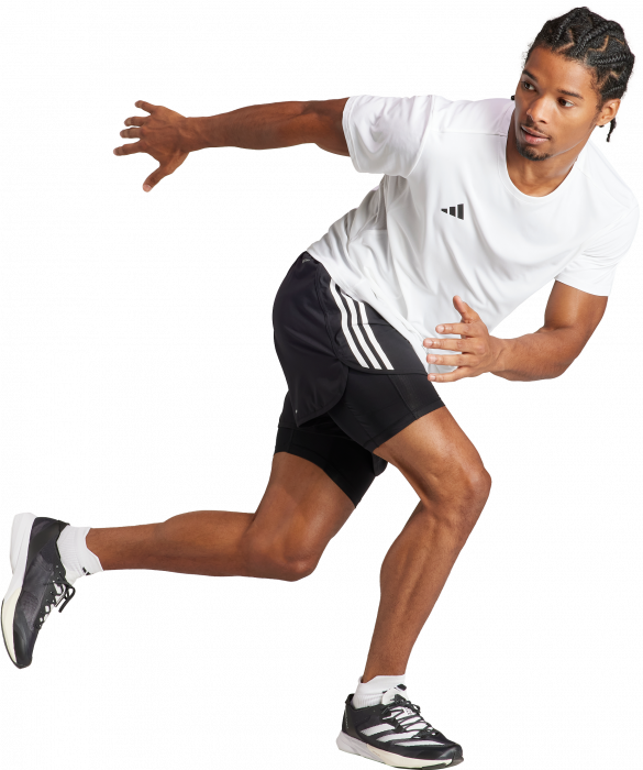 Adidas - Adizero Running Tee - Blanc