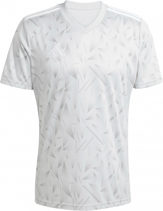 Adidas - Team Icon 25 Player Jersey - T Light Grey & white