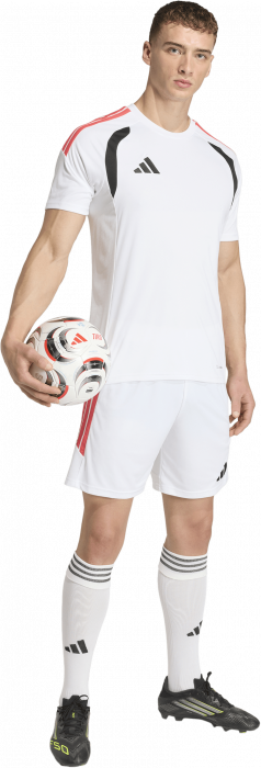 Adidas - Tiro 26 League Player Jersey - Wit & semi lucid red