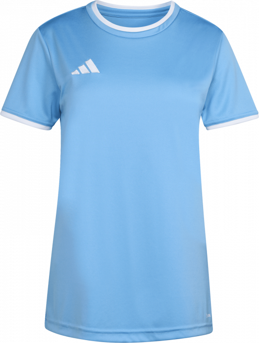 Adidas - Entrada 26 Player Jersey Woman - T Light Blue & bianco