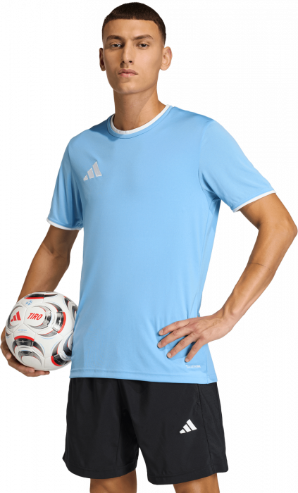 Adidas - Entrada 26 Player Jersey - T Light Blue & blanc