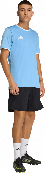 Adidas - Entrada 26 Player Jersey - T Light Blue & blanc